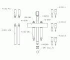 EXTRACTOR DE RODAMIENTOS DE BOLAS FORZA SERIE 4100